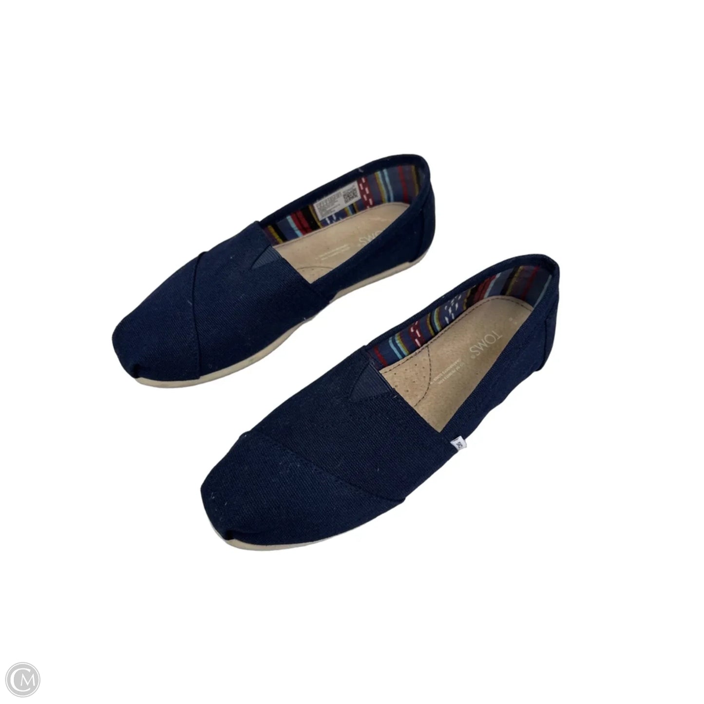Shoes Flats By Toms In Navy, Size: 6