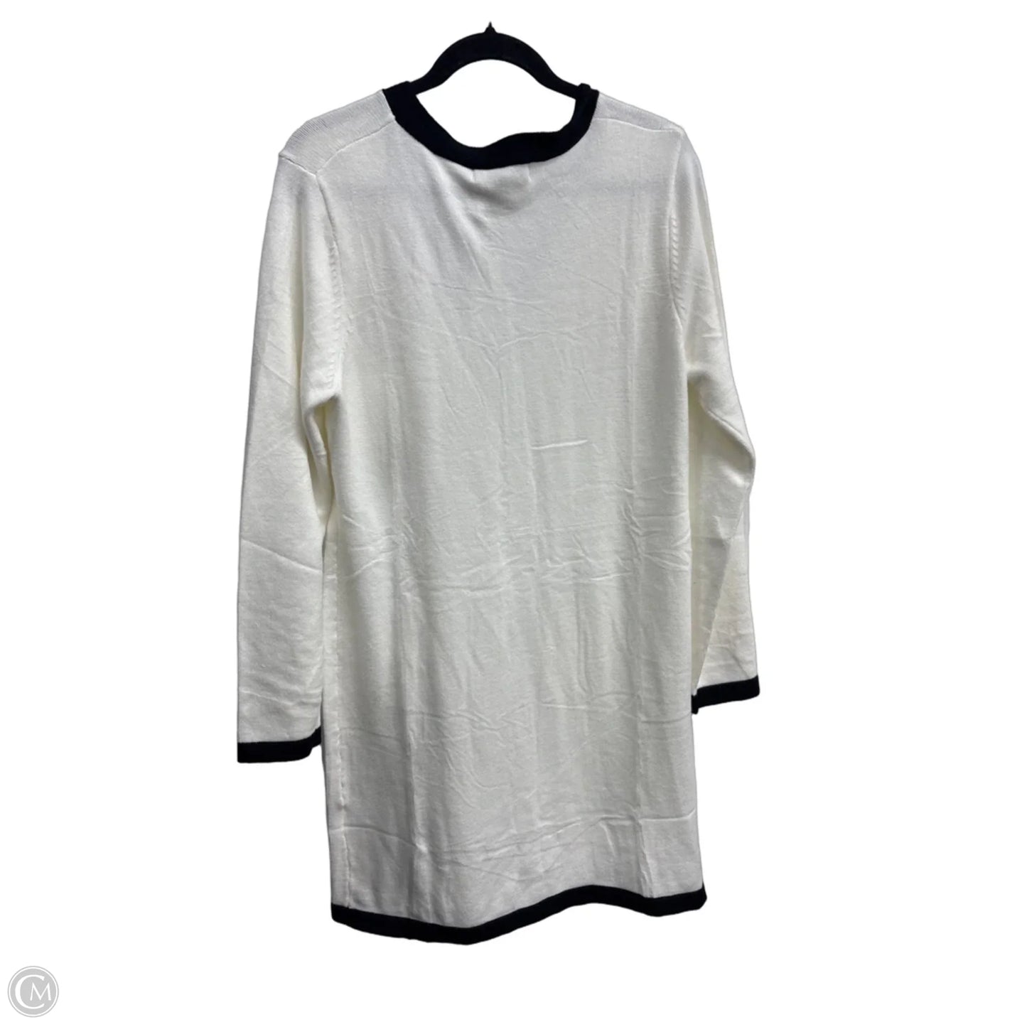 Dress Sweater By Merokeety In White, Size: L