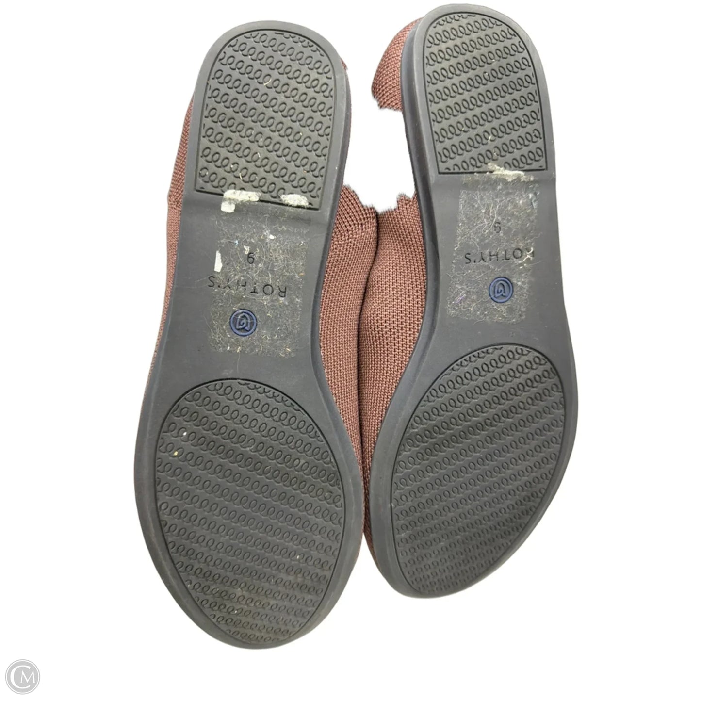 Shoes Flats By Rothys In Maroon, Size: 9