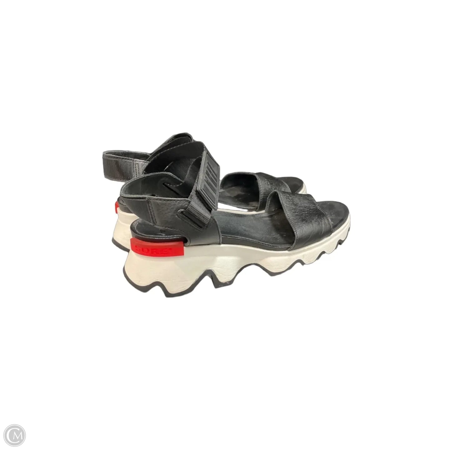 Sandals Heels Platform By Sorel In Black, Size: 9.5