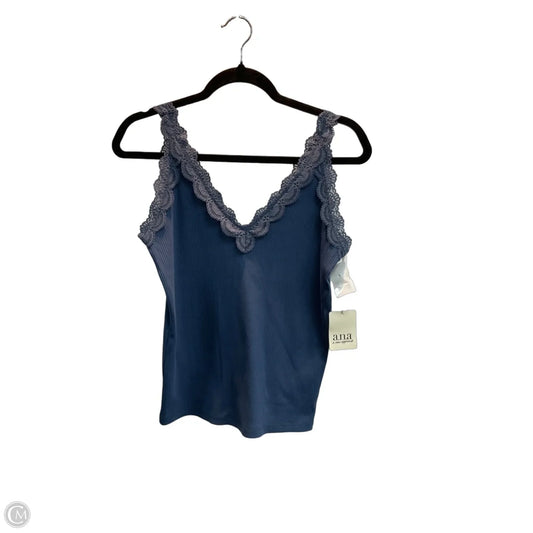 Tank Top By Ana In Blue, Size: M