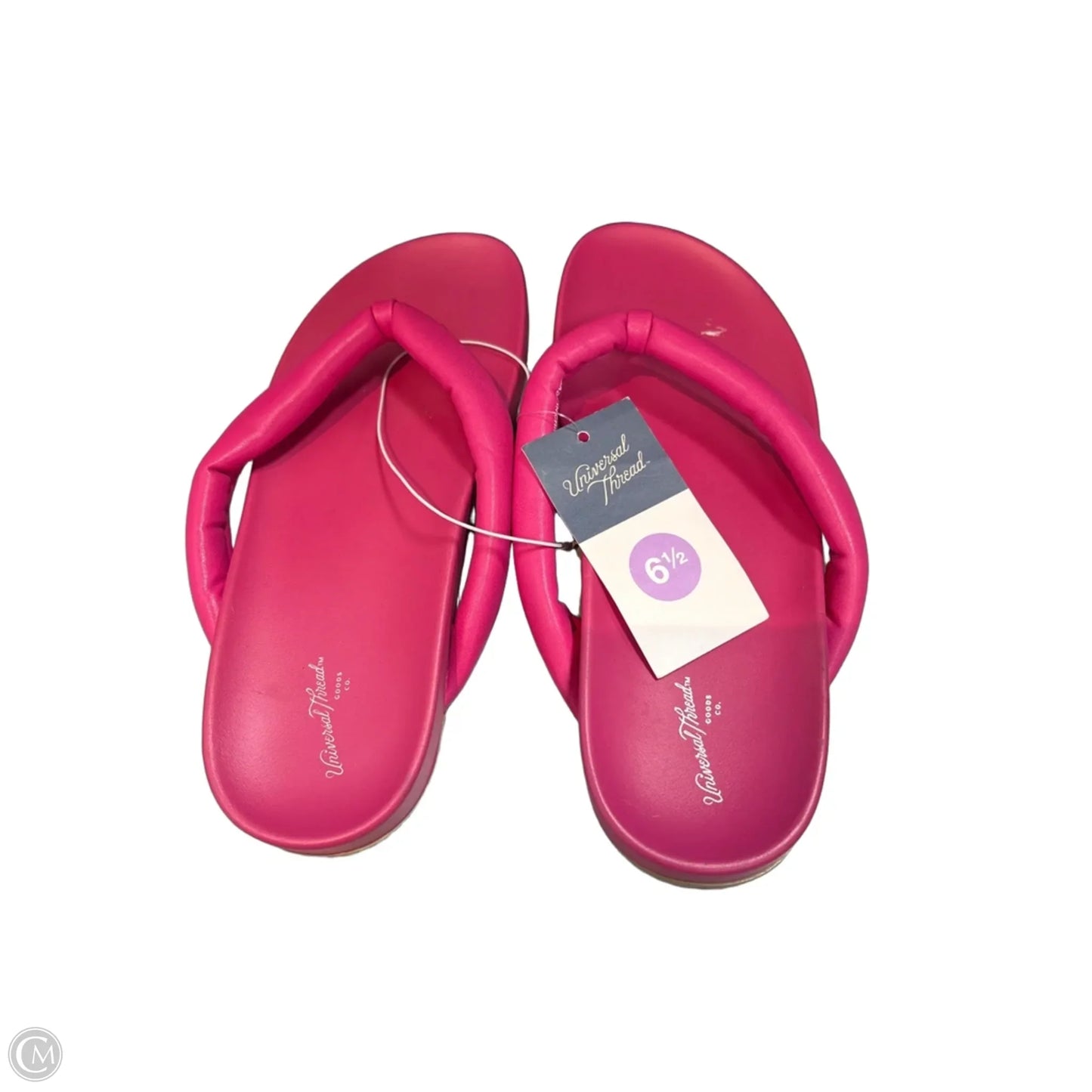 Sandals Flip Flops By Universal Standard In Pink, Size: 6.5