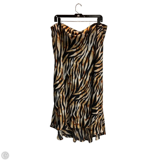 Skirt Maxi By Gibson In Zebra Print, Size: 18