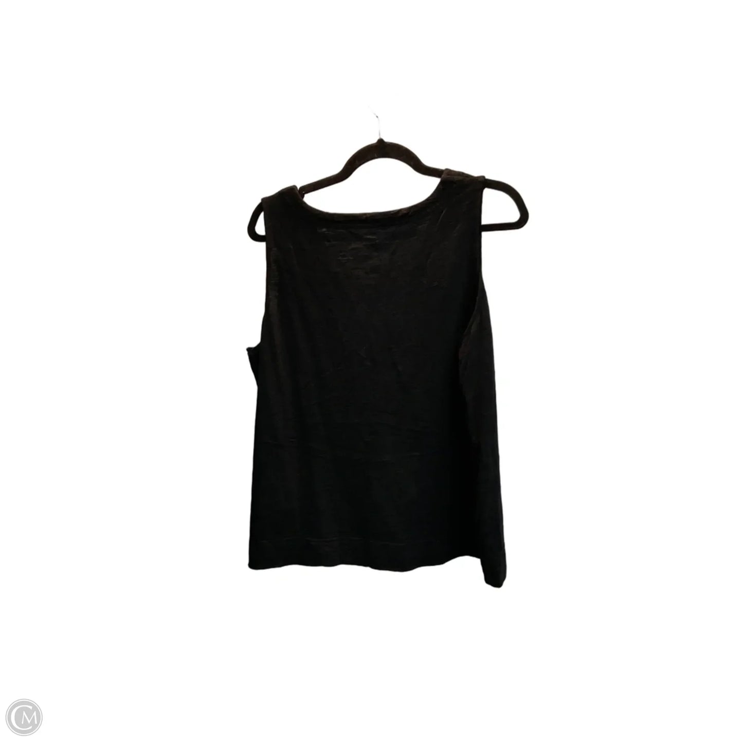 Top Sleeveless By Chicos In Black, Size: Xl