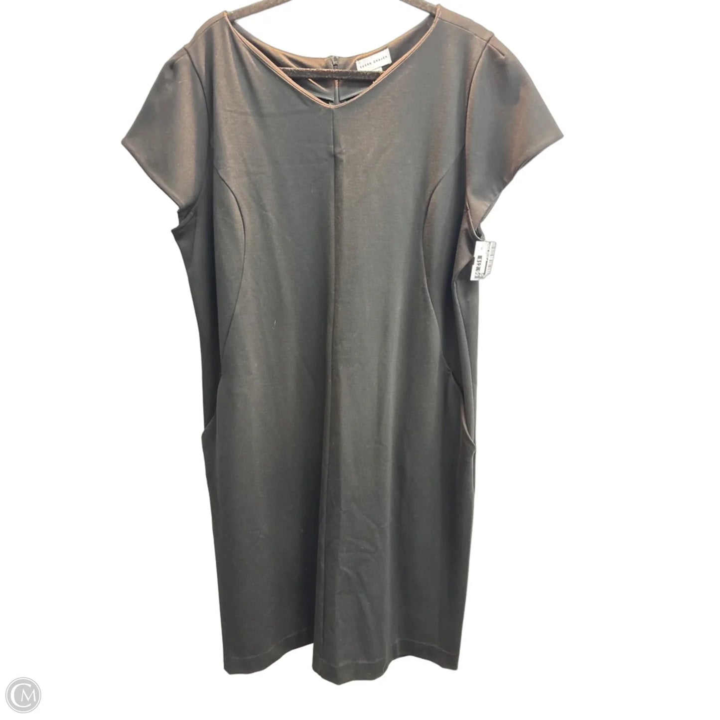 Dress Work By Susan Graver In Black, Size: 1x