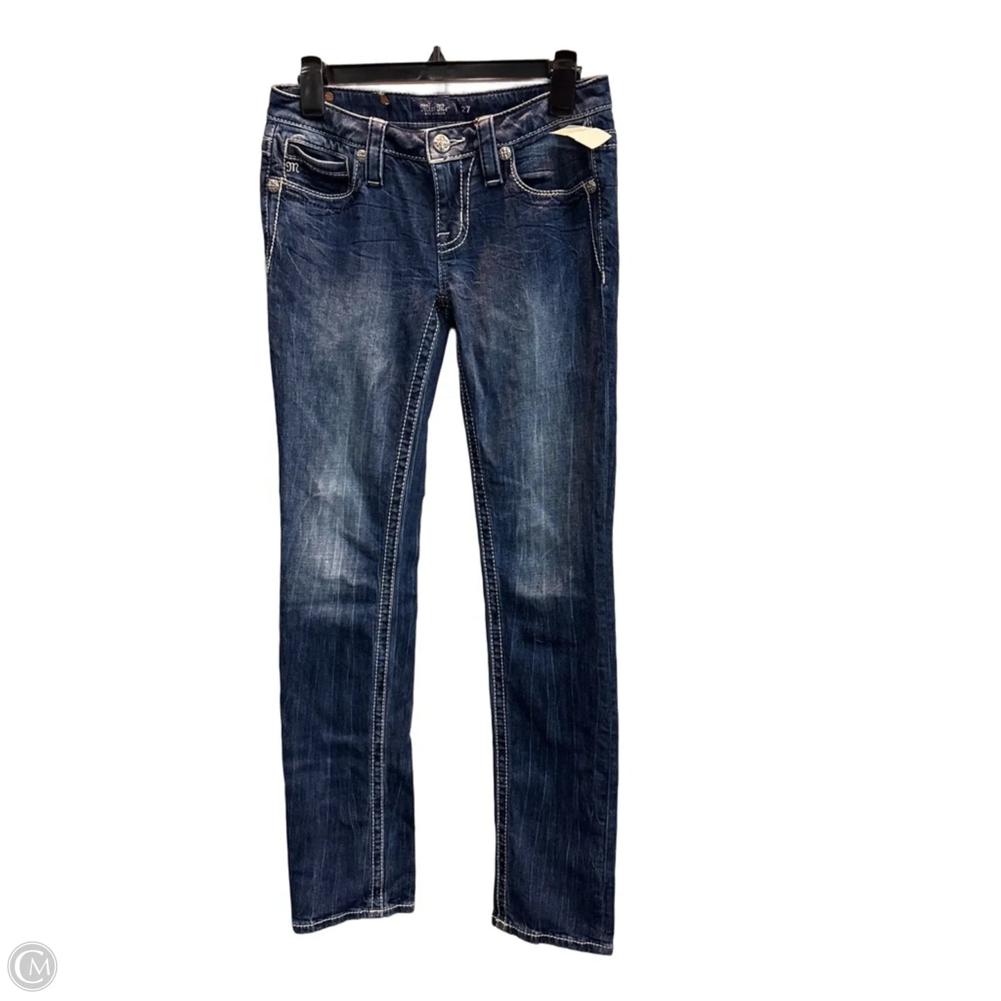 Jeans Skinny By Miss Me In Blue Denim, Size: 4