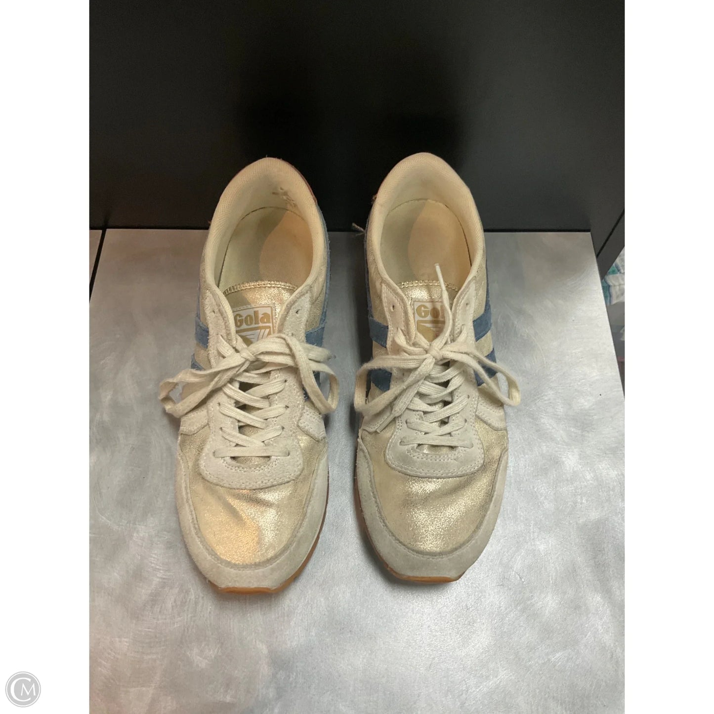 Shoes Sneakers By Gola In Gold, Size: 9