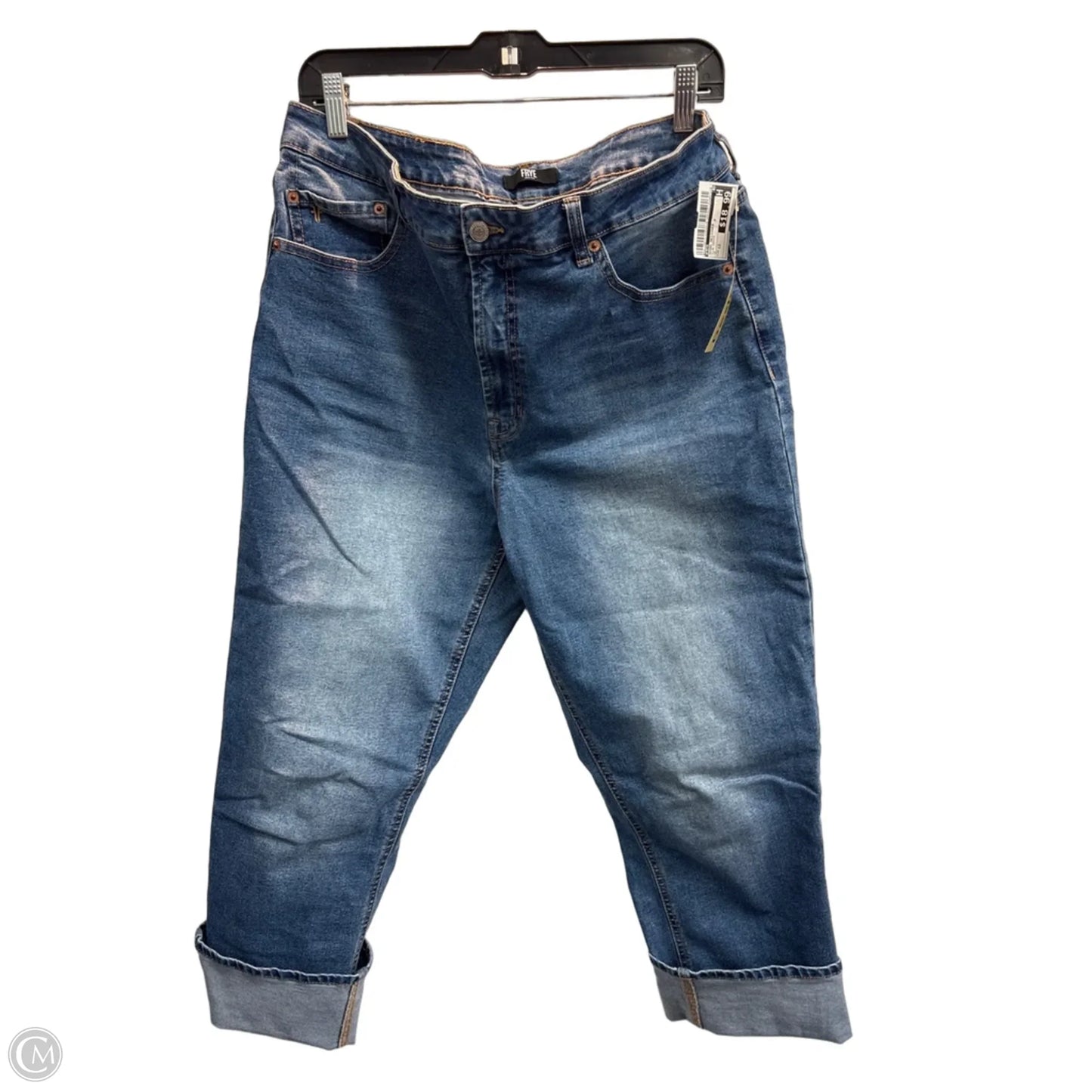 Jeans Designer By Frye In Blue Denim, Size: 12