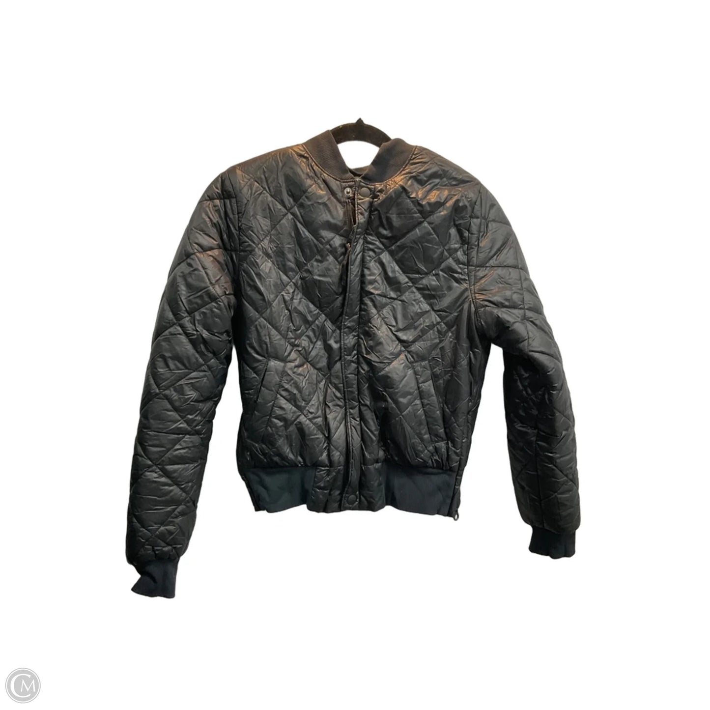 Jacket Puffer & Quilted By Offline In Black, Size: Xs
