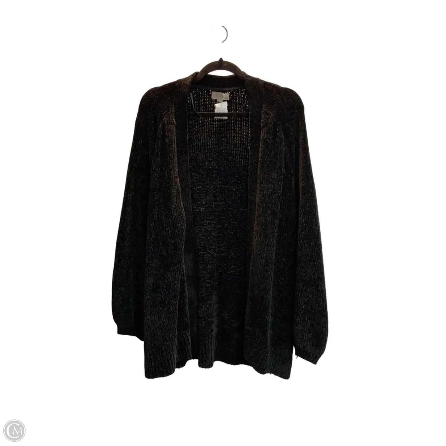 Sweater Cardigan By Loft In Black, Size: L