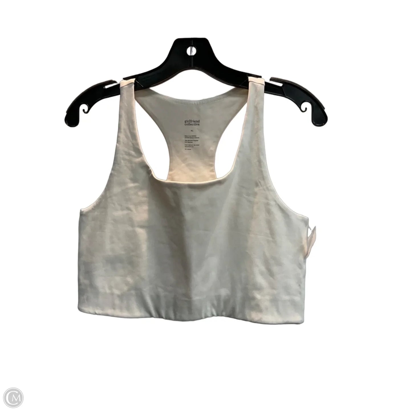 Athletic Bra By Girlfriend Collective In Cream, Size: Xl