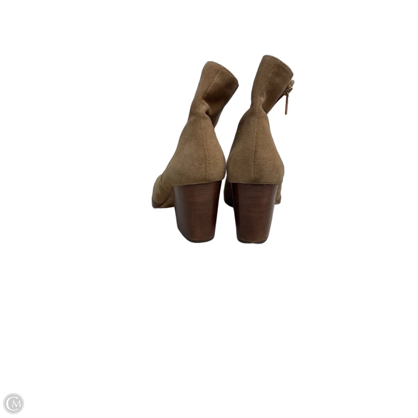 Boots Ankle Heels By Michael By Michael Kors In Tan, Size: 10