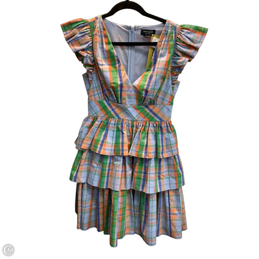 Dress Designer By Kate Spade In Checkered Pattern, Size: Xs