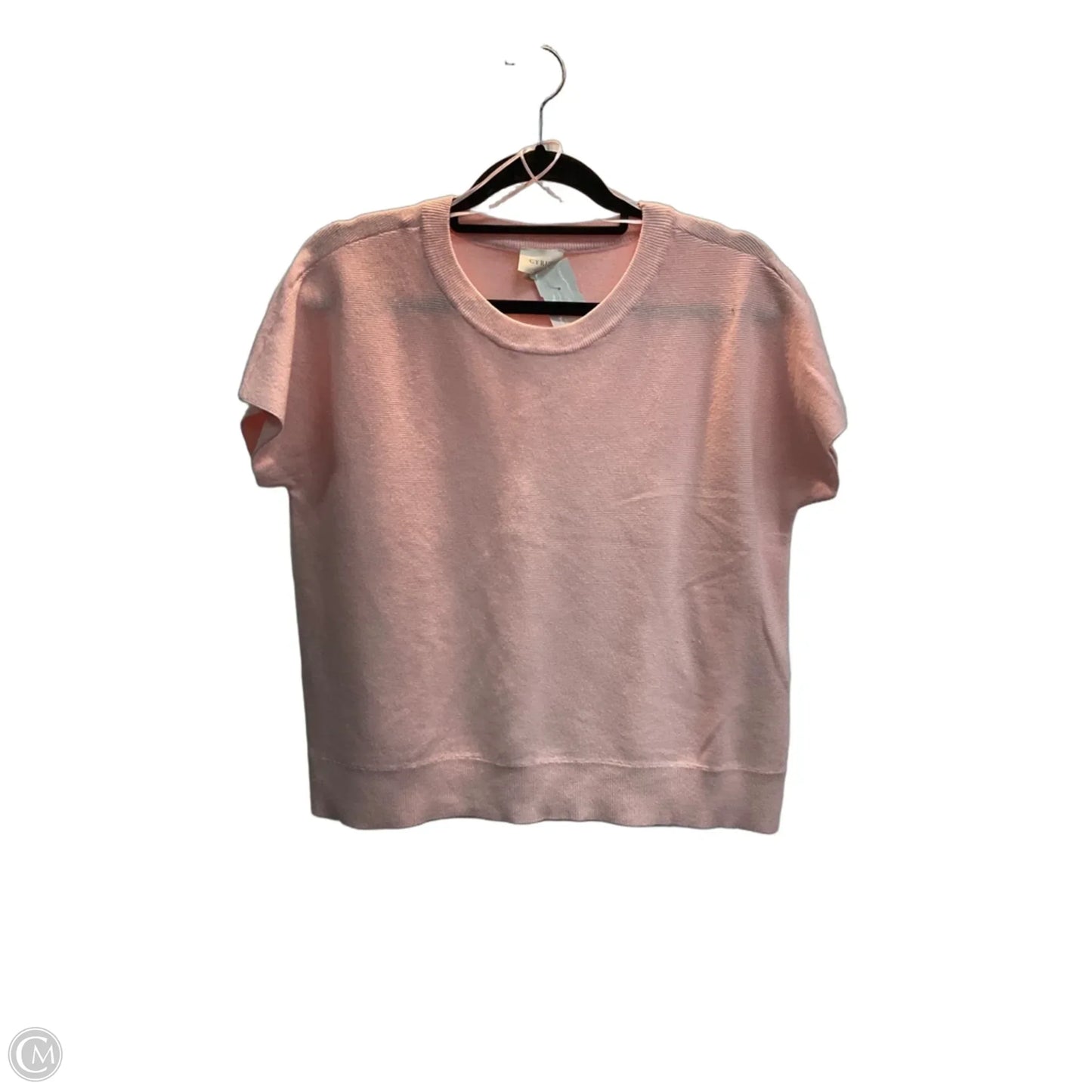 Sweater Short Sleeve By Cyrus In Pink, Size: M