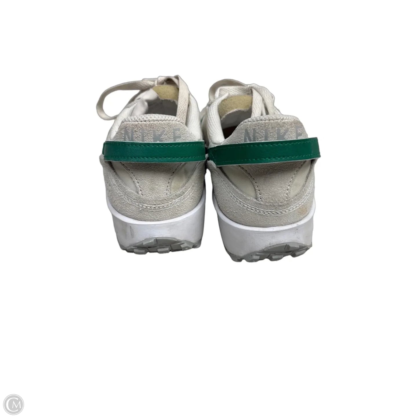 Shoes Sneakers By Nike In Green & White, Size: 8