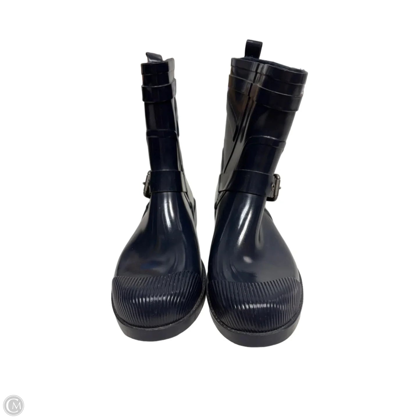 Boots Designer By Coach In Navy, Size: 9