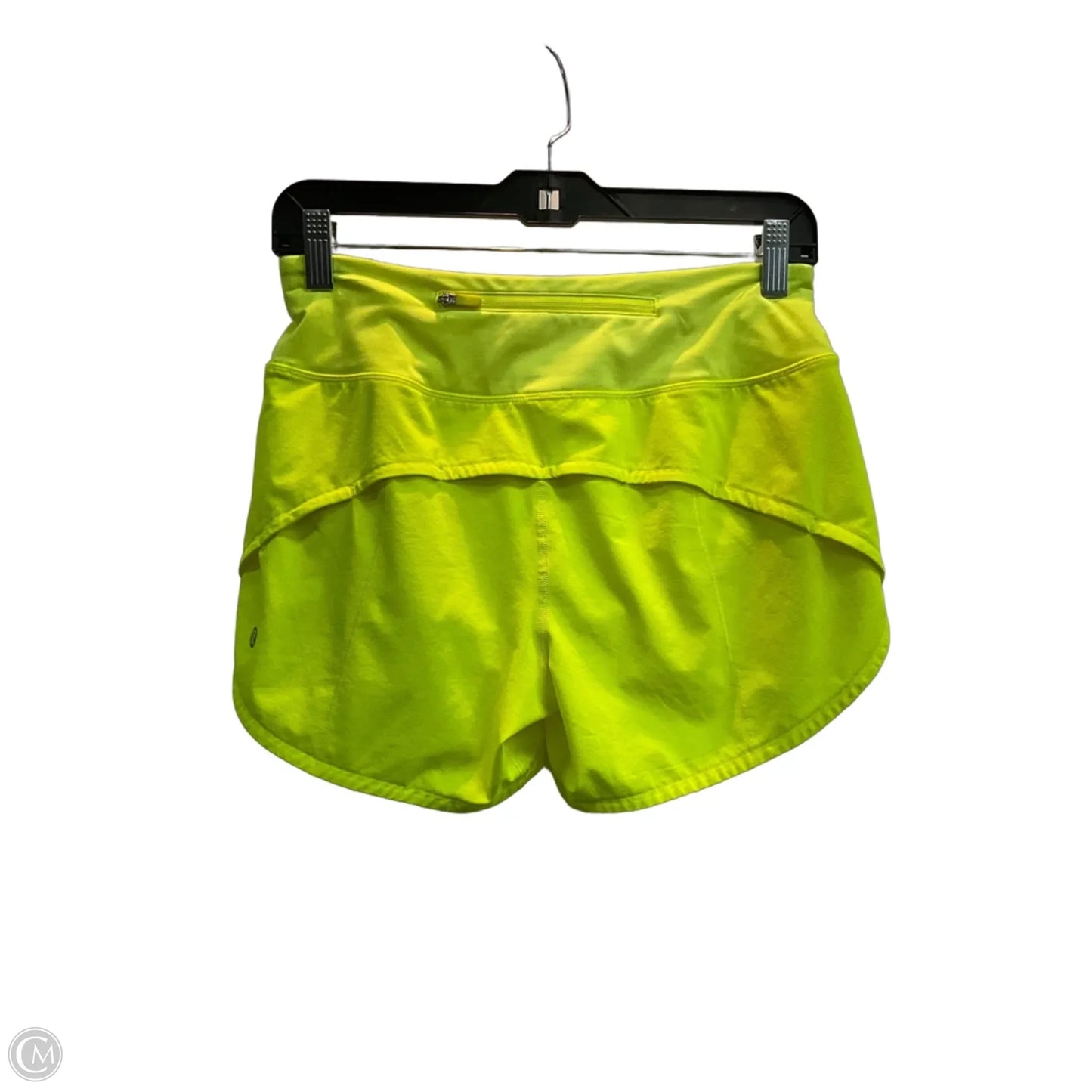 Athletic Shorts By Lululemon In Chartreuse, Size: S