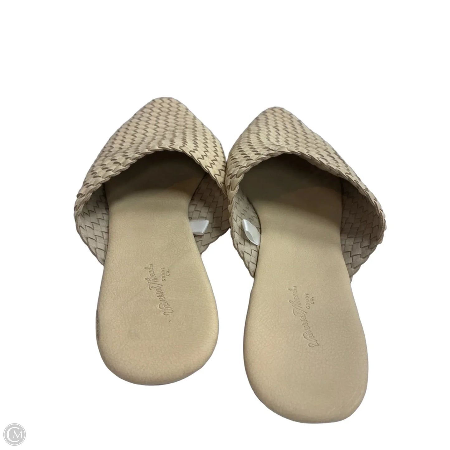 Shoes Flats By Universal Thread In Cream, Size: 10