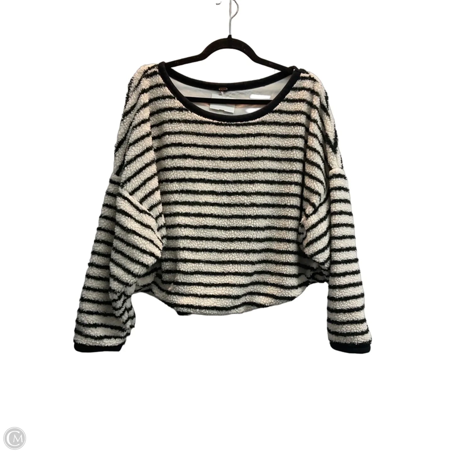 Sweatshirt Crewneck By Free People In Striped Pattern, Size: S