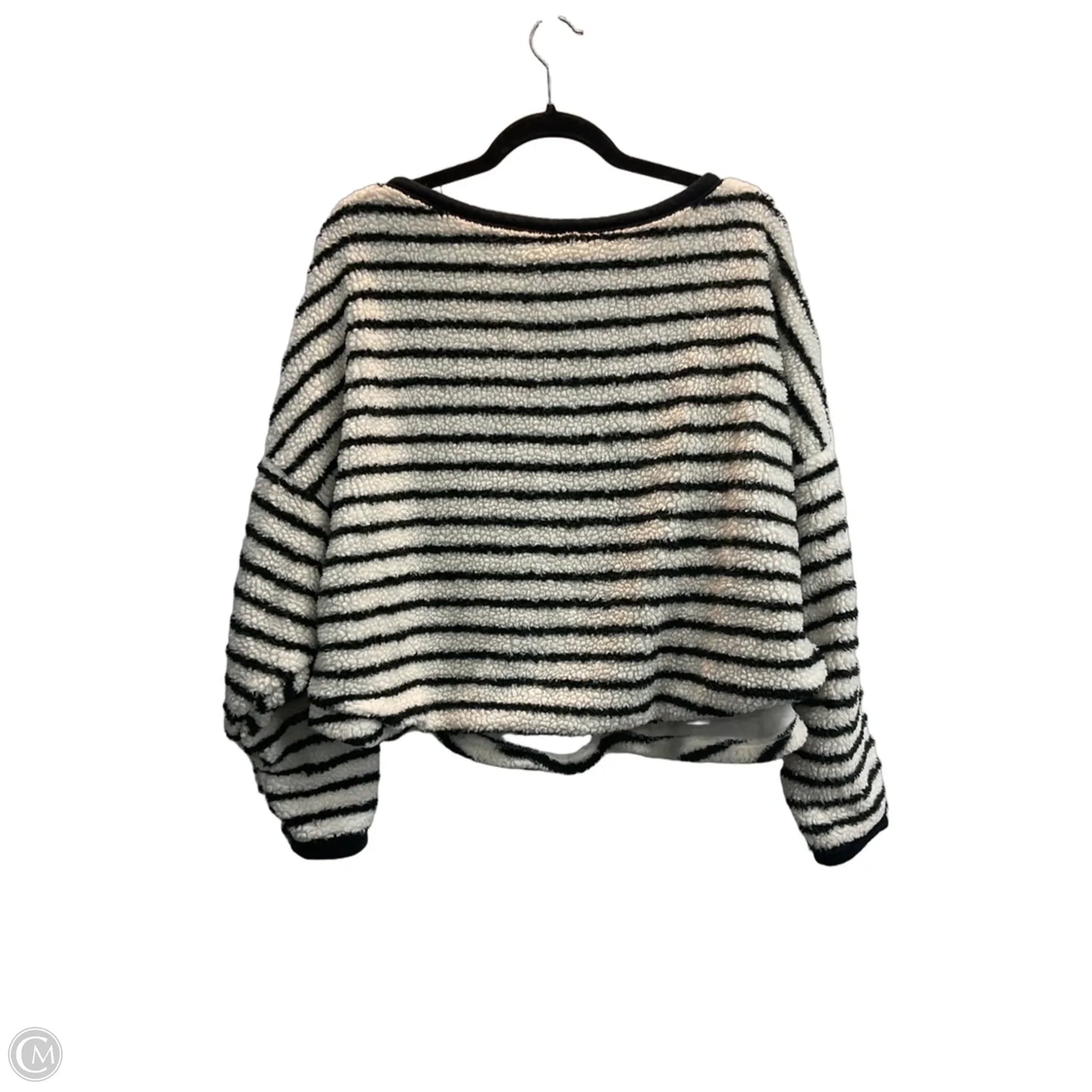 Sweatshirt Crewneck By Free People In Striped Pattern, Size: S