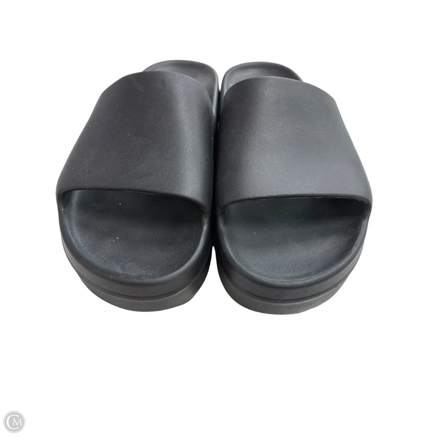 Sandals Flip Flops By Zara In Black, Size: 8