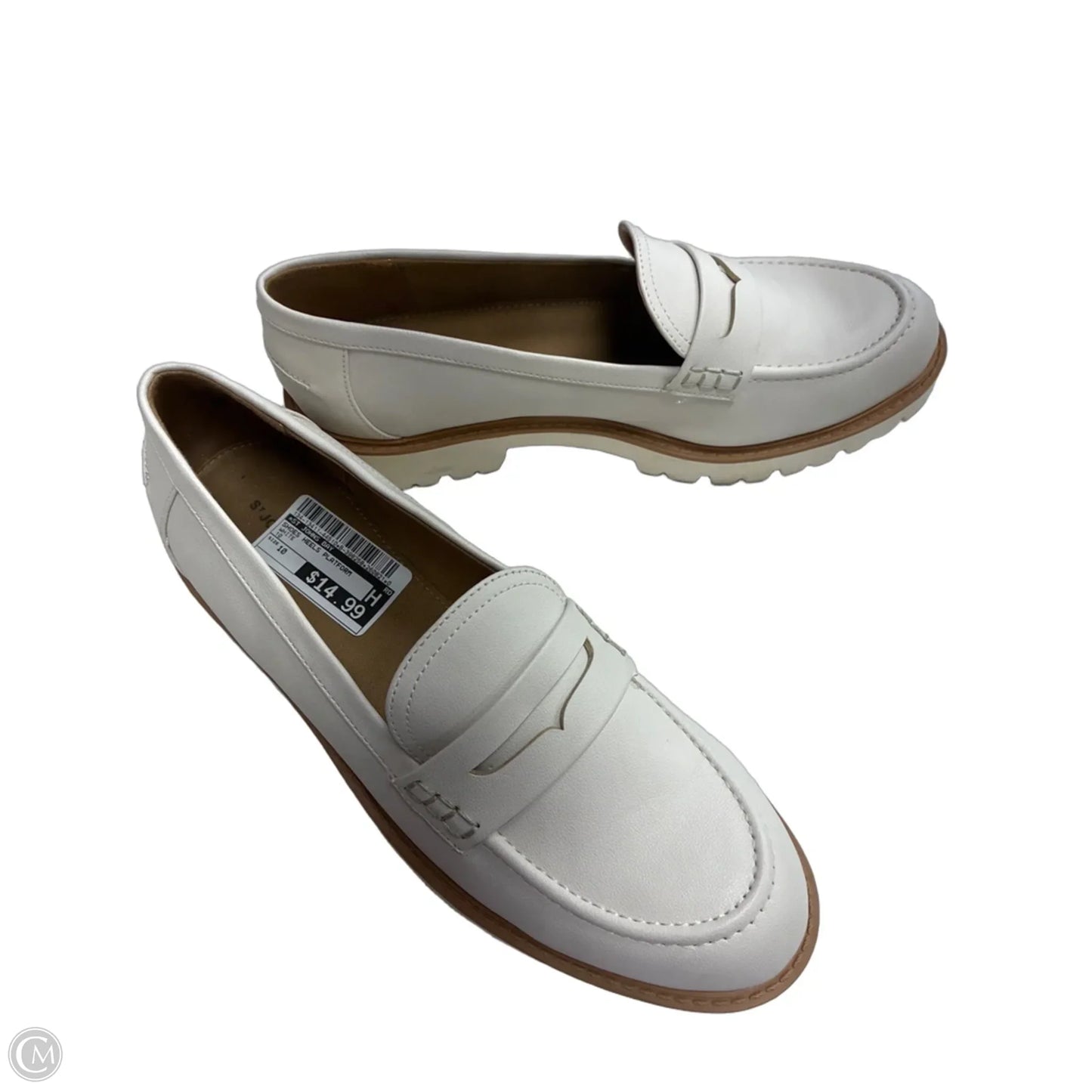 Shoes Heels Platform By St Johns Bay In White, Size: 10