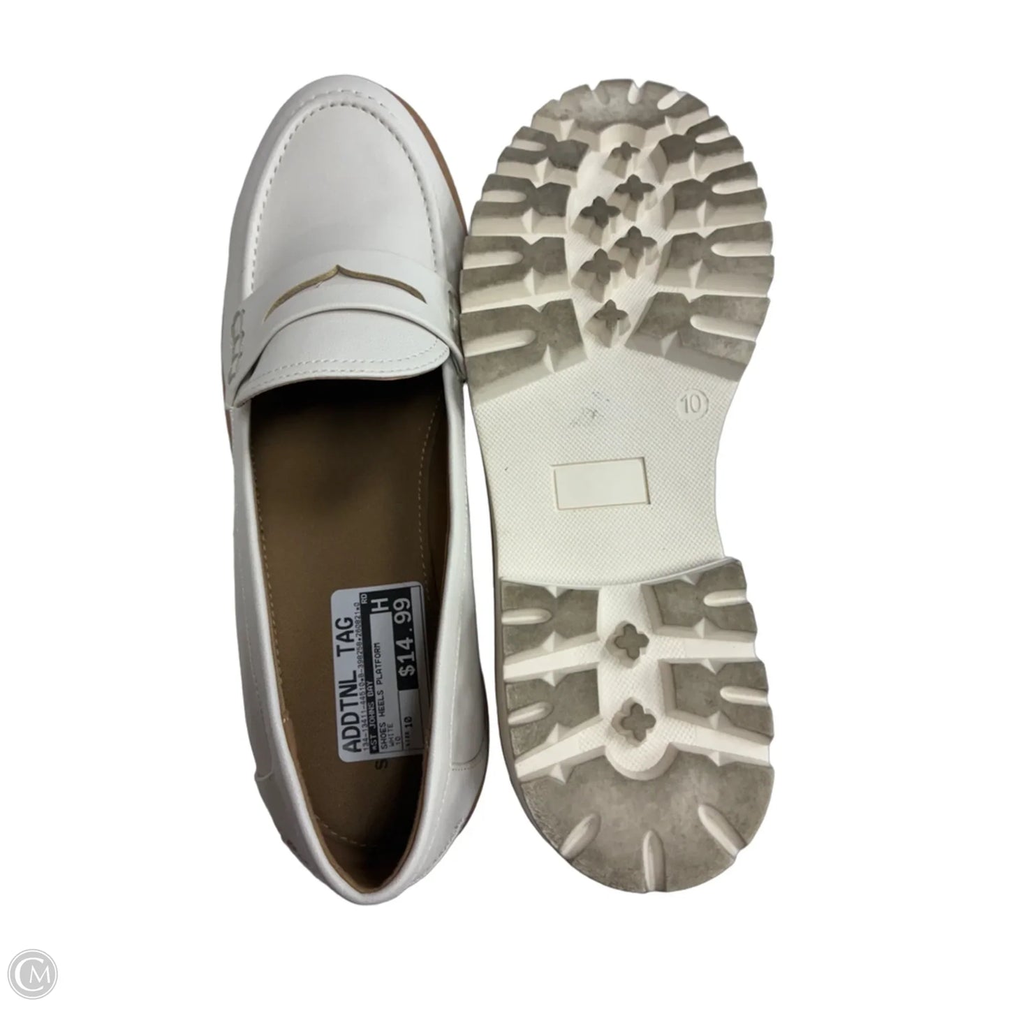 Shoes Heels Platform By St Johns Bay In White, Size: 10