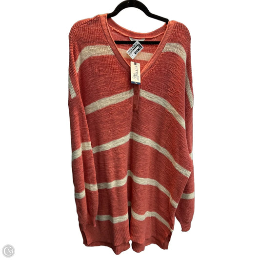 Sweater By Terra & Sky In Striped Pattern, Size: 3x