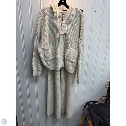 Lounge Set Pants By Sincerely Jules In Cream, Size: L