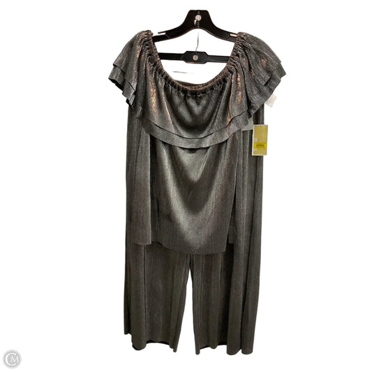 Pants Set 2pc By Michael By Michael Kors In Silver, Size: M