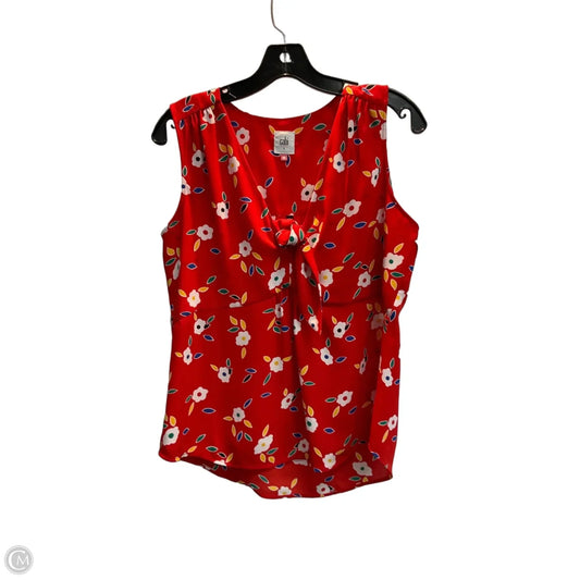 Tank Top By Cabi In Floral Print, Size: S