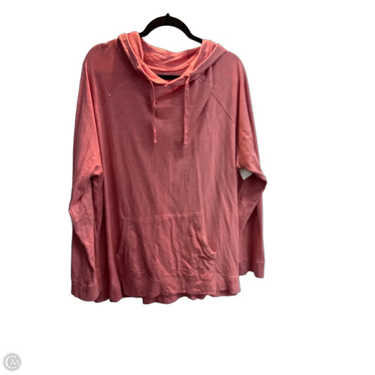 Sweatshirt Hoodie By Market & Spruce In Pink, Size: 3x