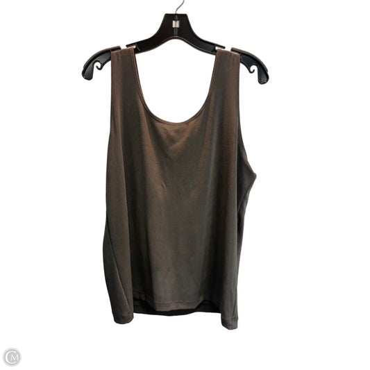 Tank Top By Chicos In Taupe, Size: Xl