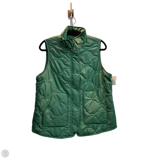 Vest Puffer & Quilted By Croft And Barrow In Green, Size: M