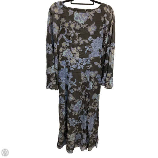 Dress Casual Maxi By Free People In Floral Print, Size: Xs