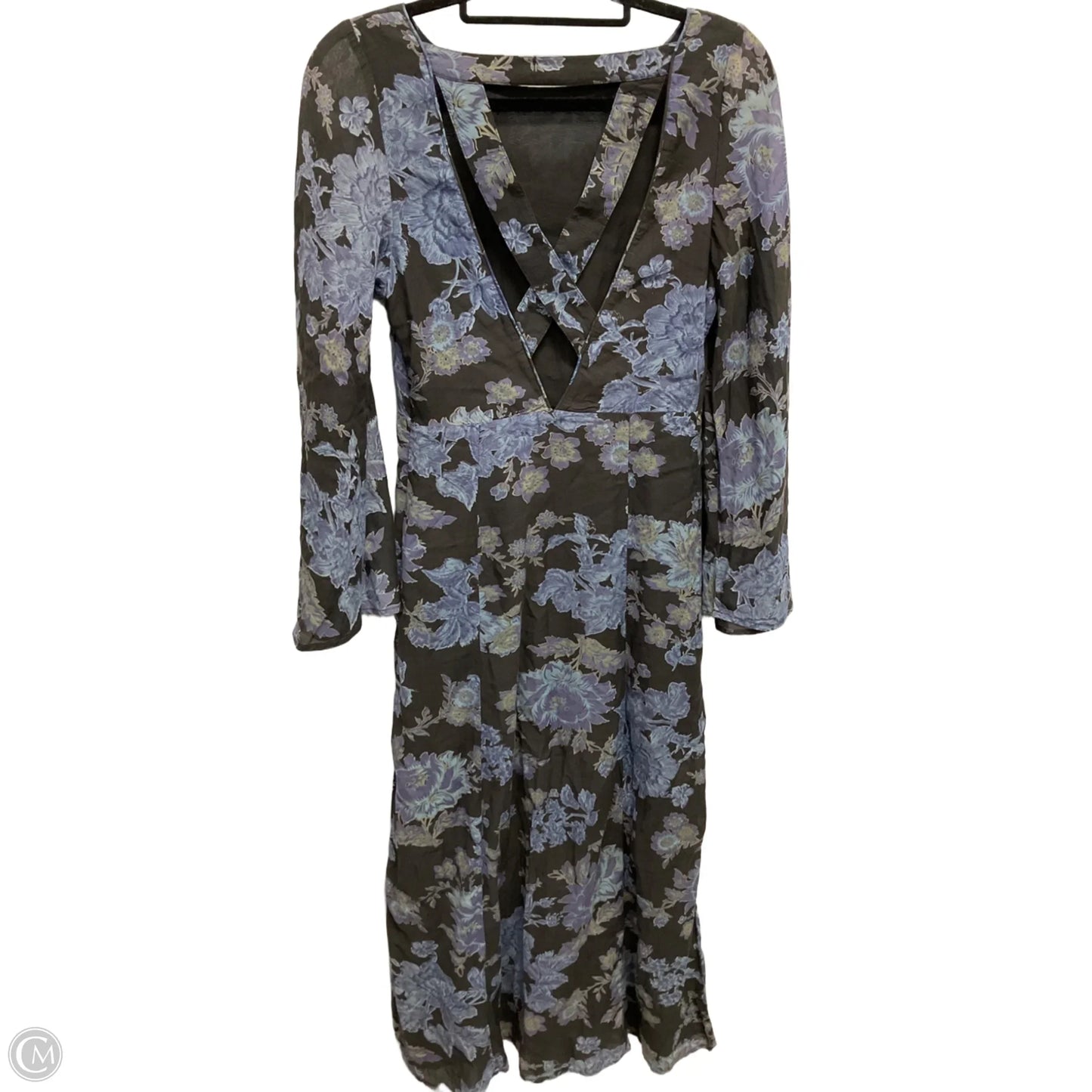 Dress Casual Maxi By Free People In Floral Print, Size: Xs