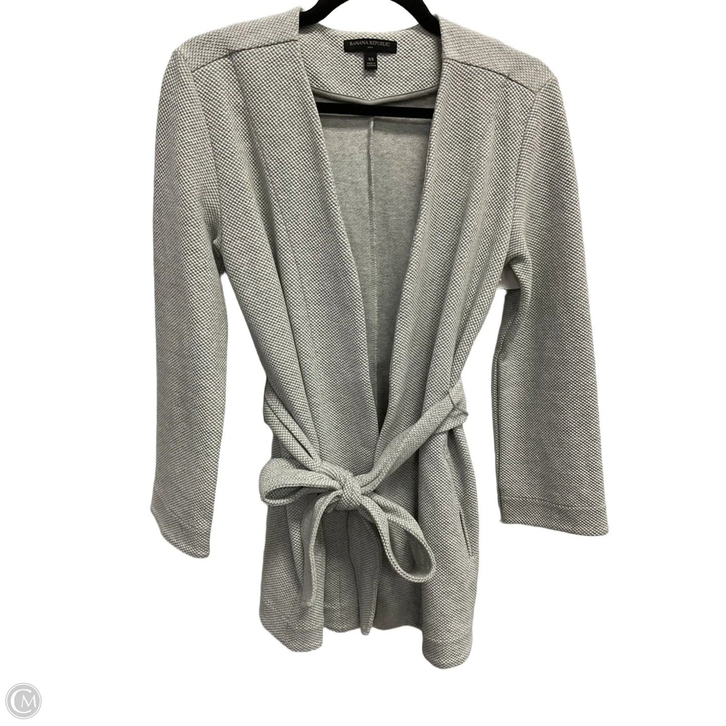 Sweater Cardigan By Banana Republic In Grey, Size: Xs
