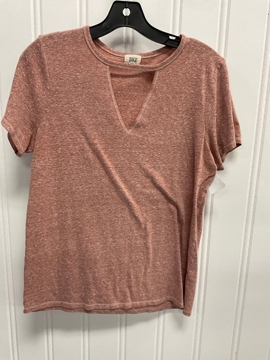 Top Short Sleeve Basic By Bke In Red, Size: S
