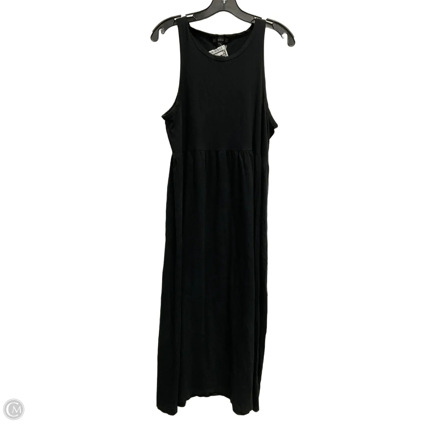 Dress Casual Maxi By J. Crew In Black, Size: L