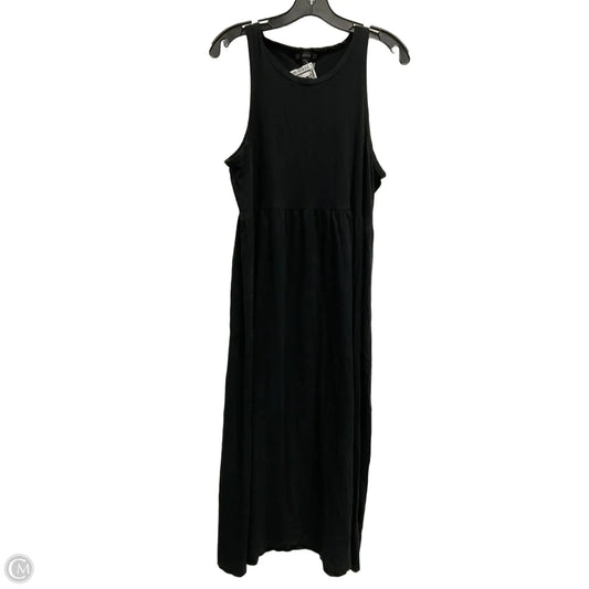 Dress Casual Maxi By J. Crew In Black, Size: L