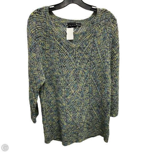 Sweater By Tribal In Multi-colored, Size: L