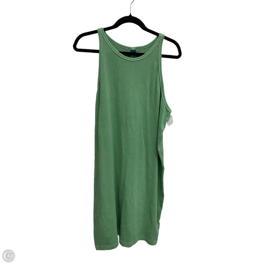 Dress Casual Midi By Old Navy In Green, Size: 3x