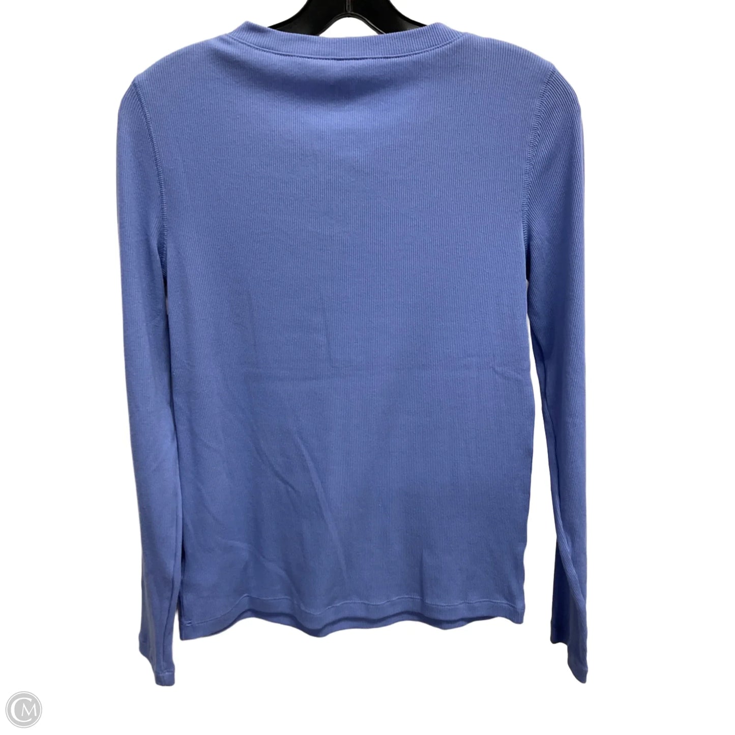 Top Long Sleeve Basic By Gap In Blue, Size: Xs