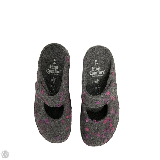 Shoes Flats By Finn Comfort In Grey & Purple, Size: 6.5