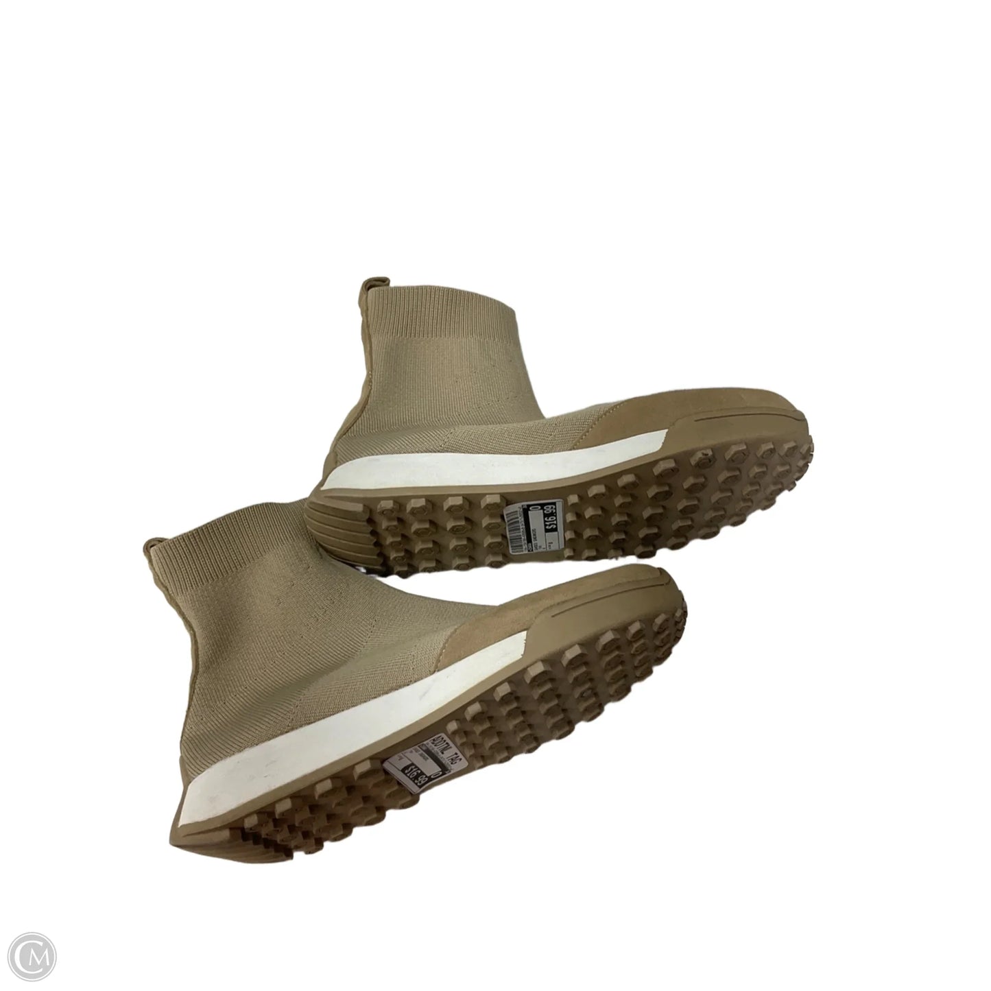 Shoes Sneakers By Zara In Tan, Size: 8
