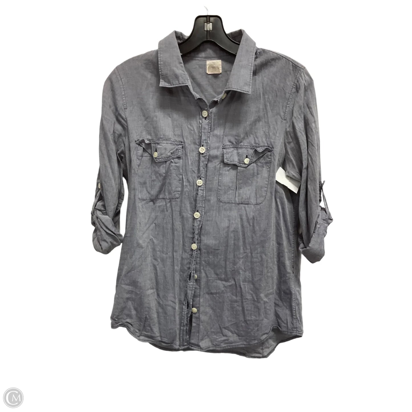 Top Long Sleeve By J. Crew In Grey, Size: S