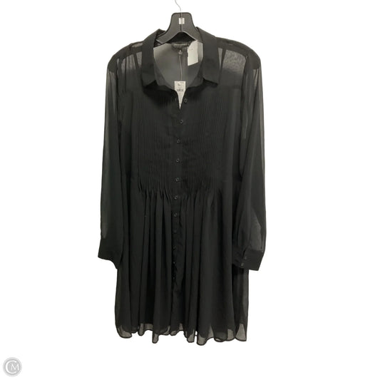 Dress Casual Midi By Banana Republic In Black, Size: M