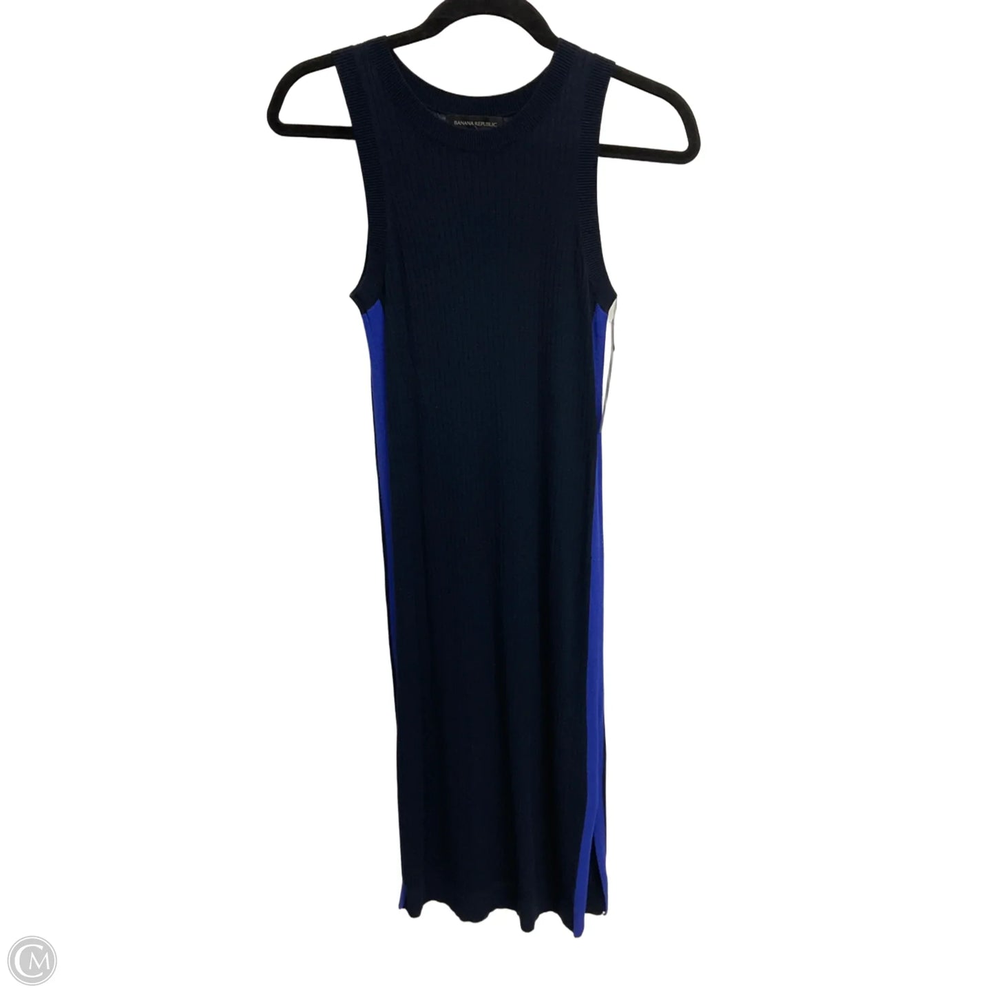 Dress Casual Maxi By Banana Republic In Navy, Size: Xsp