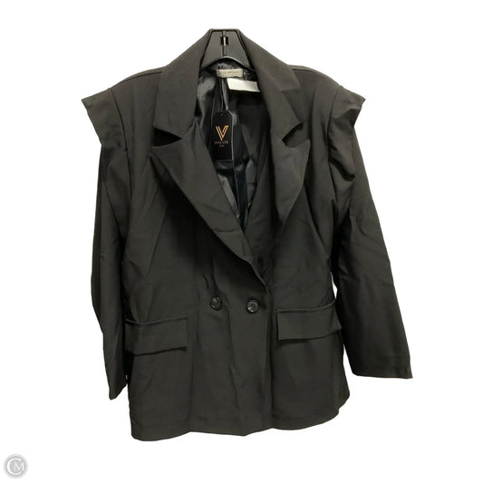Blazer By Clothes Mentor In Black, Size: M