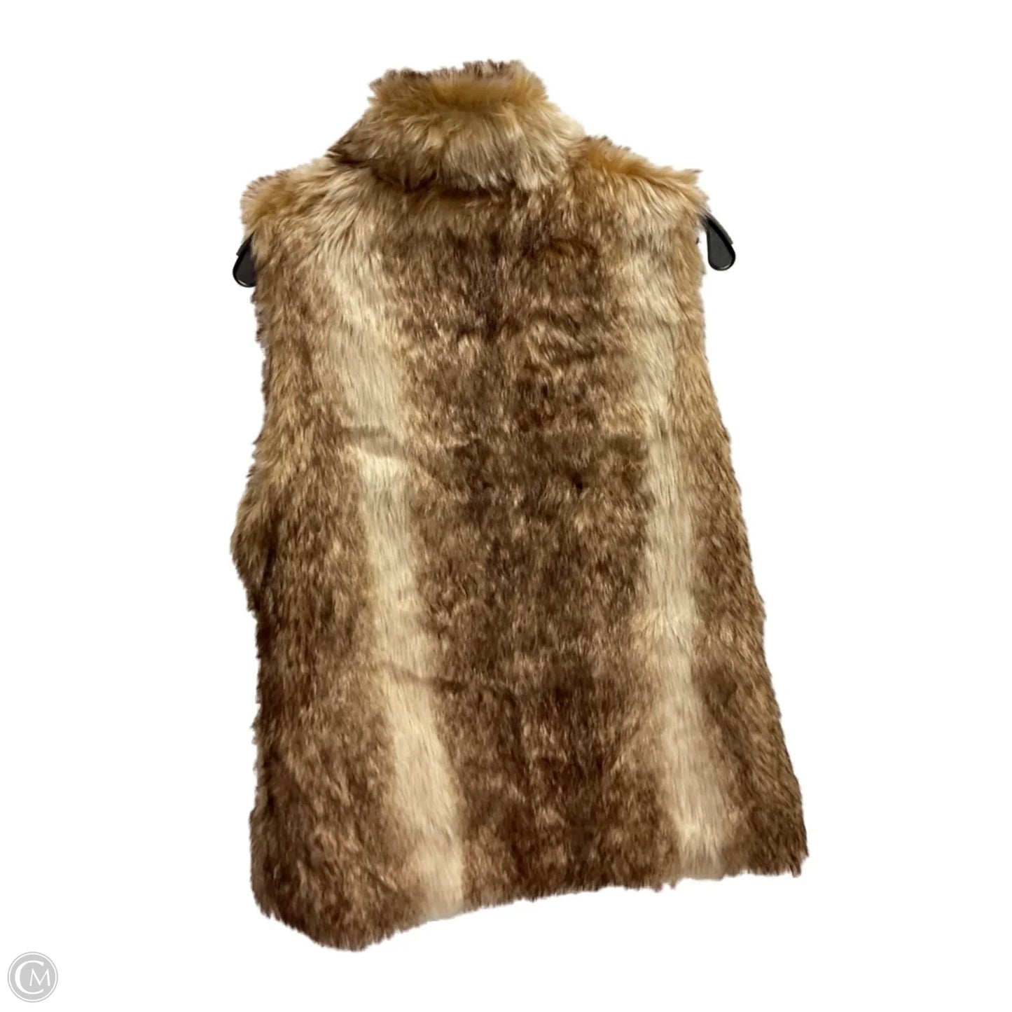Vest Faux Fur & Sherpa By Tcec In Brown, Size: M